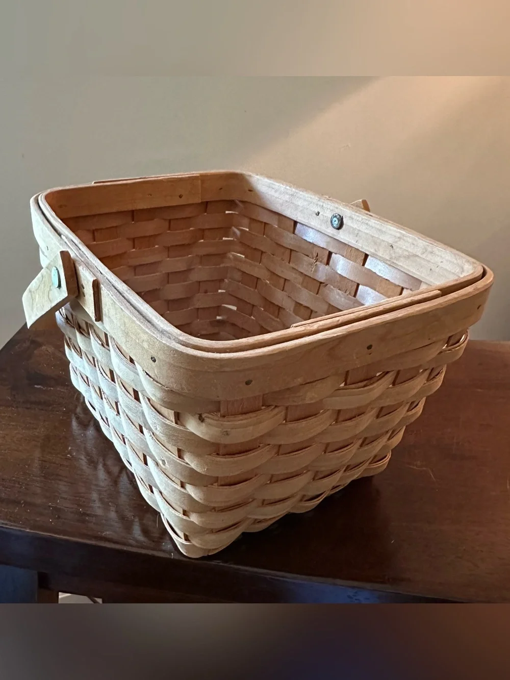 Woven basket with handle • perfect for kids